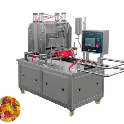 Piccole industrie semiautomatiche a scala CANDY Macchine di deposito di caramelle per orsi dolci molli