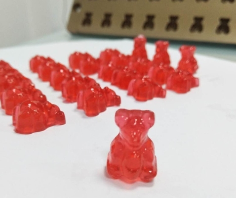 Piccole industrie semiautomatiche a scala CANDY Macchine di deposito di caramelle per orsi dolci molli
