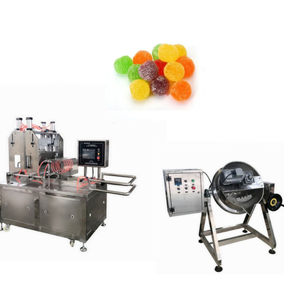 3kw Blueberry Orange Watermelon Gummy Machine per la confezione di caramelle con gelatina