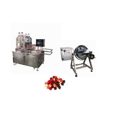 3kw Blueberry Orange Watermelon Gummy Machine per la confezione di caramelle con gelatina