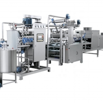 Linea di produzione di macchine per riempimento di caramelle da 500 kg per la produzione professionale di caramelle gommose