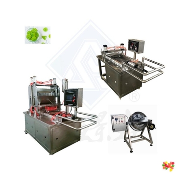 220V 3kw Commerciale Ananas Soft Candy Maker Gummy Candy Making Machine con Disegno