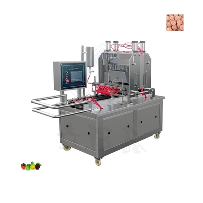 Macchina semiautomatica per la fabbricazione di caramelle di mirtilli con gelatina morbida di mirtillo con consumo