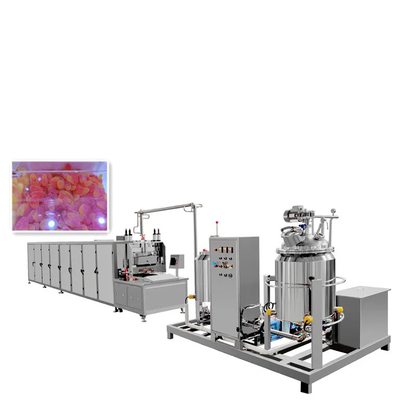 Macchina automatica per la fabbricazione di caramelle a base di menta gommosa multifunzionale con materia prima di pectina