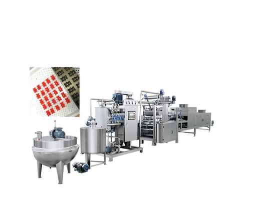 Macchina automatica per la fabbricazione di caramelle a base di menta gommosa multifunzionale con materia prima di pectina