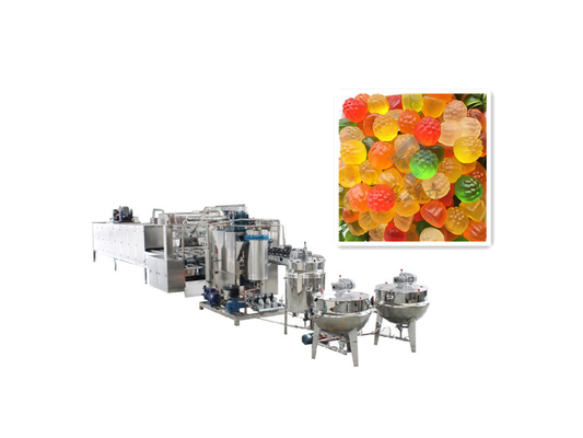 Macchina automatica per la fabbricazione di caramelle a base di menta gommosa multifunzionale con materia prima di pectina