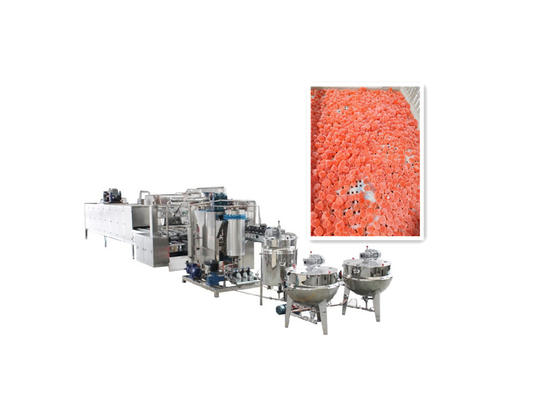 Macchina automatica per la fabbricazione di caramelle a base di menta gommosa multifunzionale con materia prima di pectina