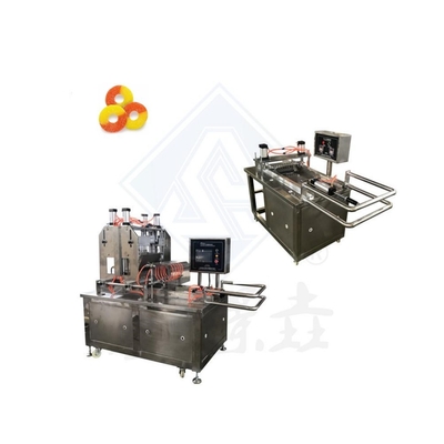 Macchine di deposizione di caramelle morbide per la produzione industriale di caramelle a base di gelatina da 20-50 kg/h