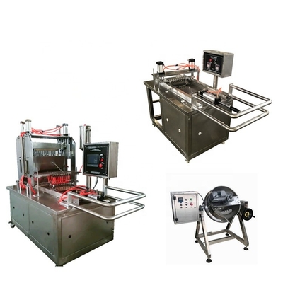 220V Voltage Commercial Gummies Candy Production Machine per la produzione avanzata da 20 a 50 kg