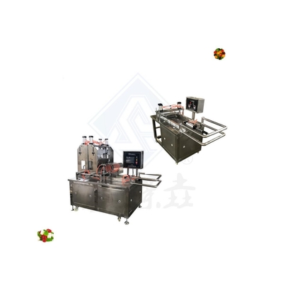 Assorted Double Colors Soft Jelly Candy Making Machine Gamma Candy Depositing Machine (Motore per la produzione di caramelle alla gelatina morbida)