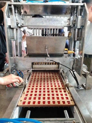 Macchina avanzata di produzione di caramelle con gelatina per caramelle 500 kg Linea di produzione automatica di uscita