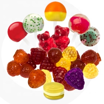 Macchina per caramelle a gelatina dura/morbida a piccoli e diversi sapori personalizzabile per caramelle e altro
