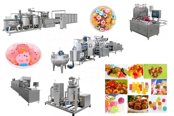 Macchina per caramelle a gelatina dura/morbida a piccoli e diversi sapori personalizzabile per caramelle e altro
