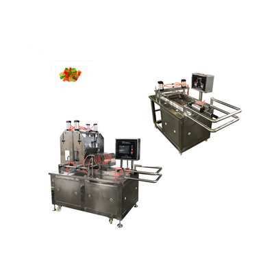220V gomma assortita che deposita fagioli morbidi orsi gomma caramelle che deposita macchina 20-50 kg / h
