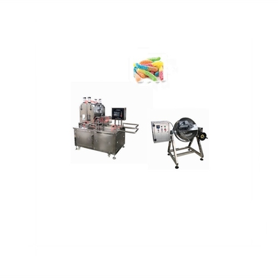 220V gomma assortita che deposita fagioli morbidi orsi gomma caramelle che deposita macchina 20-50 kg / h